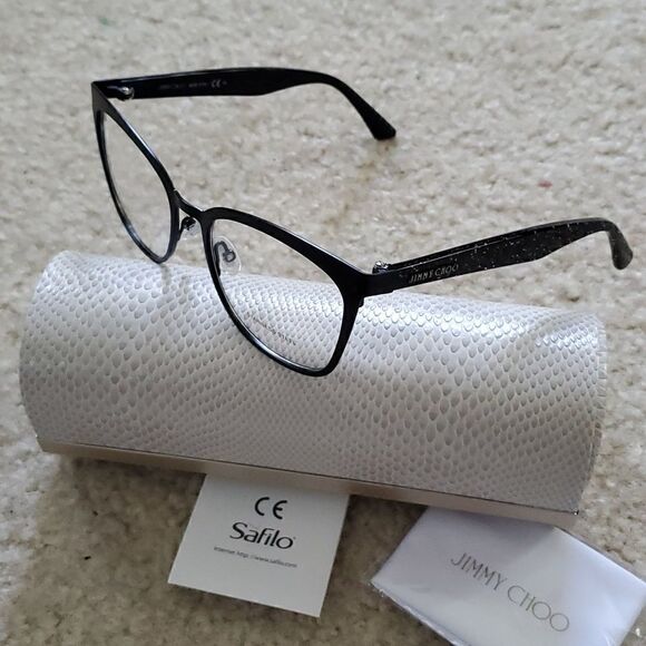 JIMMY CHOO Women's Square 53mm Optical Frame - Picture 5 of 14